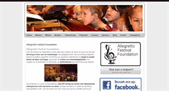 Desktop Screenshot of festivalfoundation.eu