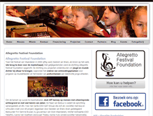Tablet Screenshot of festivalfoundation.eu